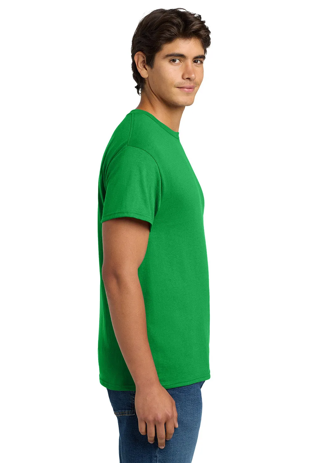 Hanes Mens EcoSmart Short Sleeve Crewneck T-Shirt - Kelly Green