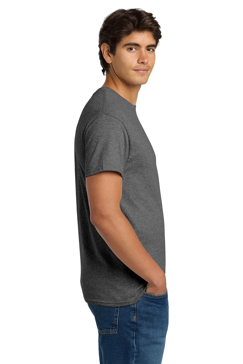 Hanes Mens EcoSmart Short Sleeve Crewneck T-Shirt - Oxford Grey