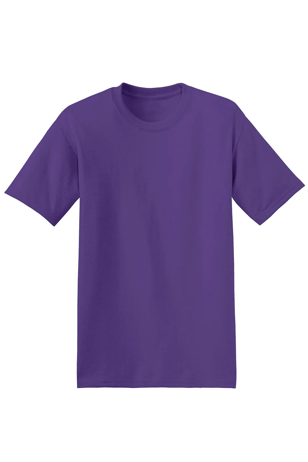 Hanes Mens EcoSmart Short Sleeve Crewneck T-Shirt - Purple