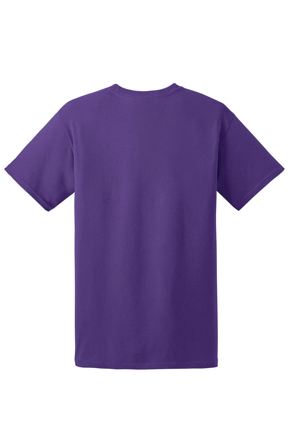 Hanes Mens EcoSmart Short Sleeve Crewneck T-Shirt - Purple