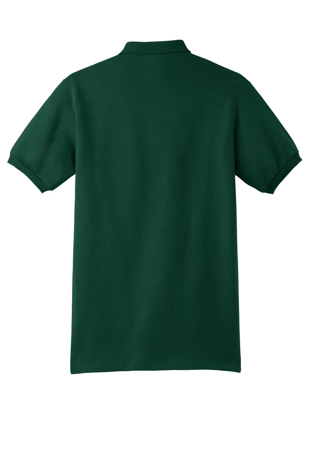 Hanes Mens EcoSmart Short Sleeve Polo Shirt - Deep Forest Green