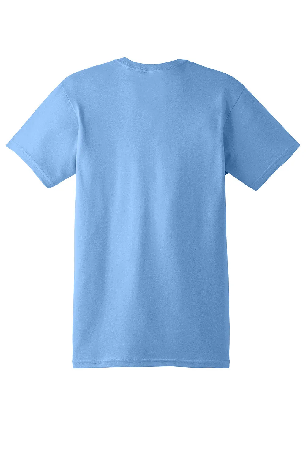 Hanes Mens Nano-T Short Sleeve Crewneck T-Shirt - Carolina Blue