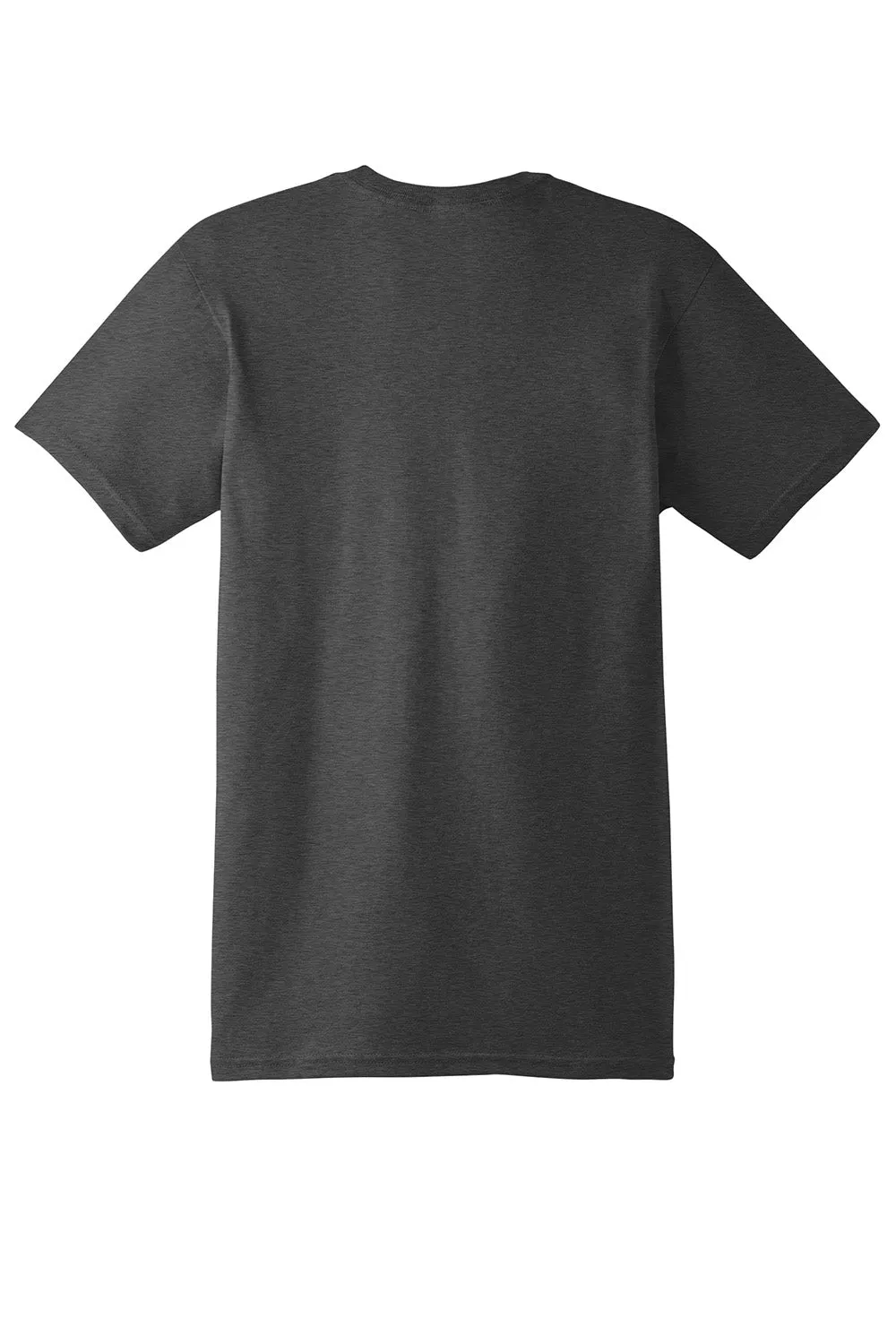 Hanes Mens Nano-T Short Sleeve Crewneck T-Shirt - Heather Charcoal Grey
