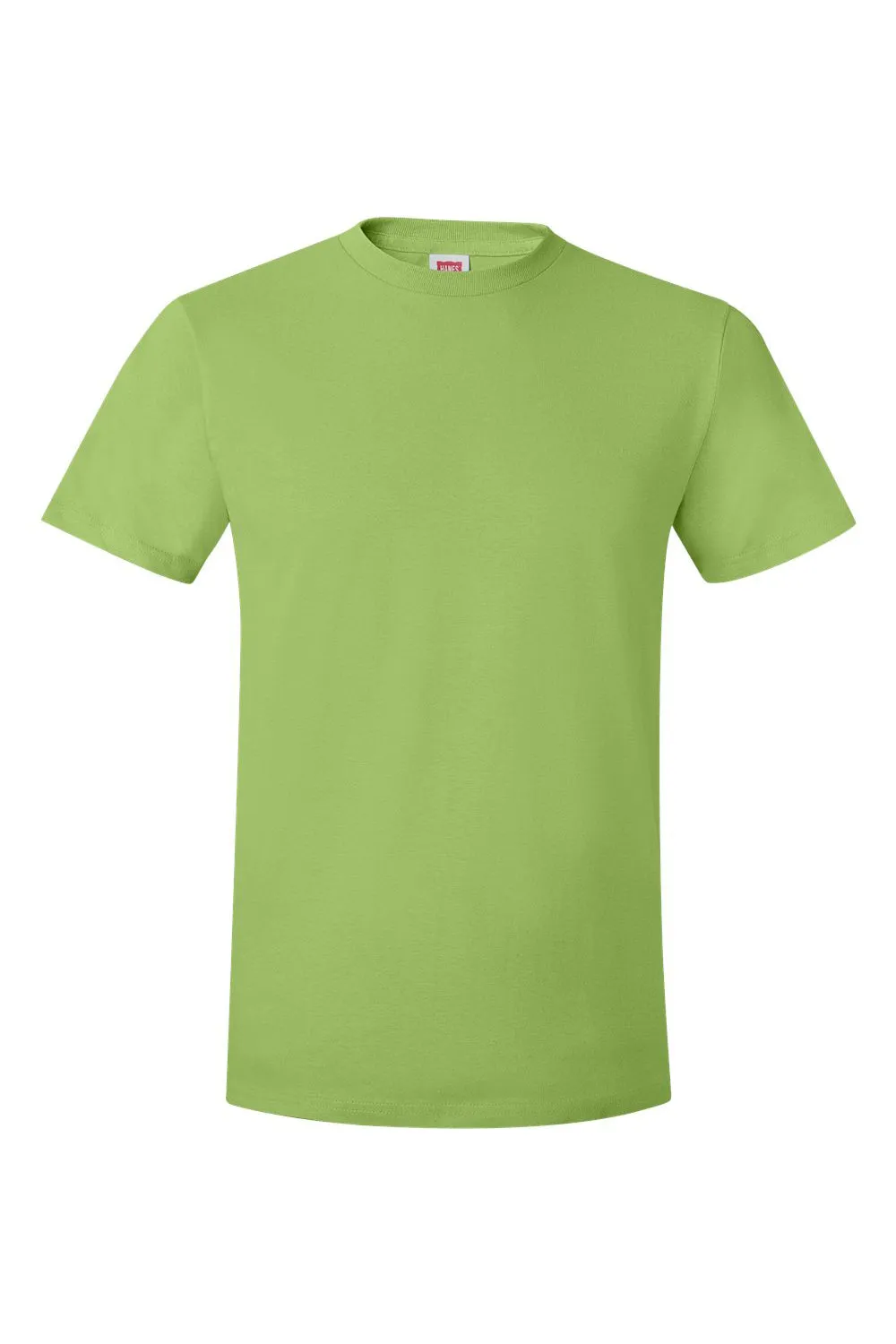 Hanes Mens Nano-T Short Sleeve Crewneck T-Shirt - Lime Green
