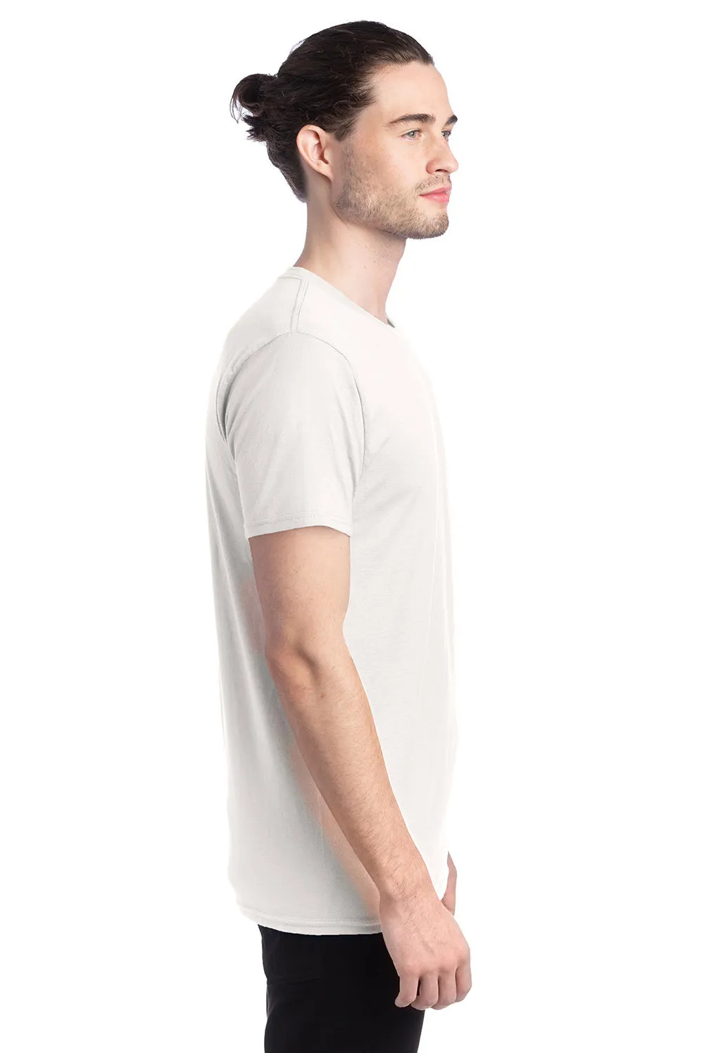 Hanes Mens Nano-T Short Sleeve Crewneck T-Shirt - Parchment