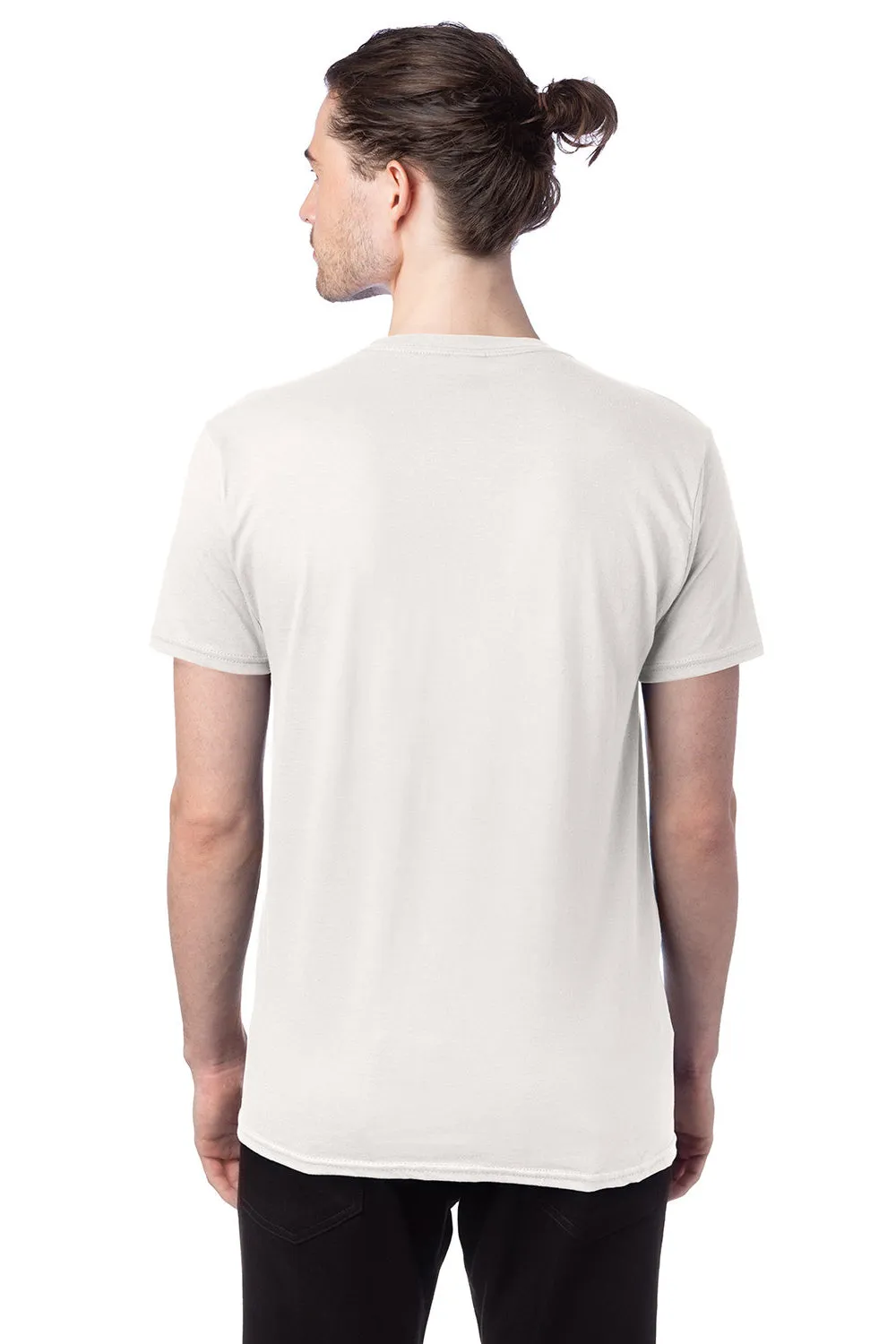 Hanes Mens Nano-T Short Sleeve Crewneck T-Shirt - Parchment