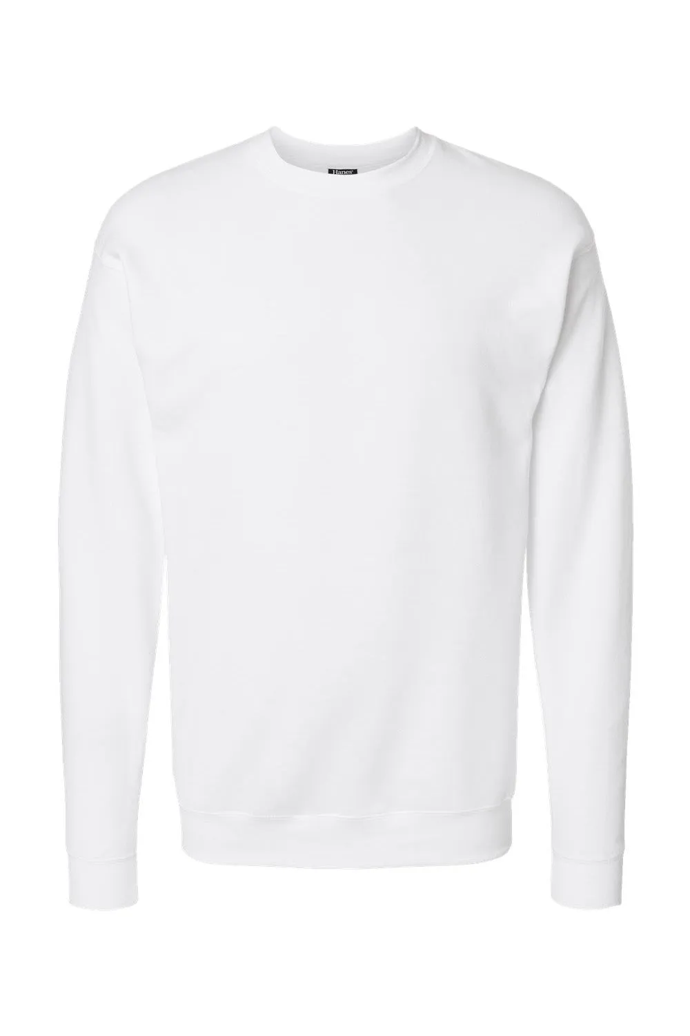 Hanes Mens Perfect Sweats Crewneck Sweatshirt - White