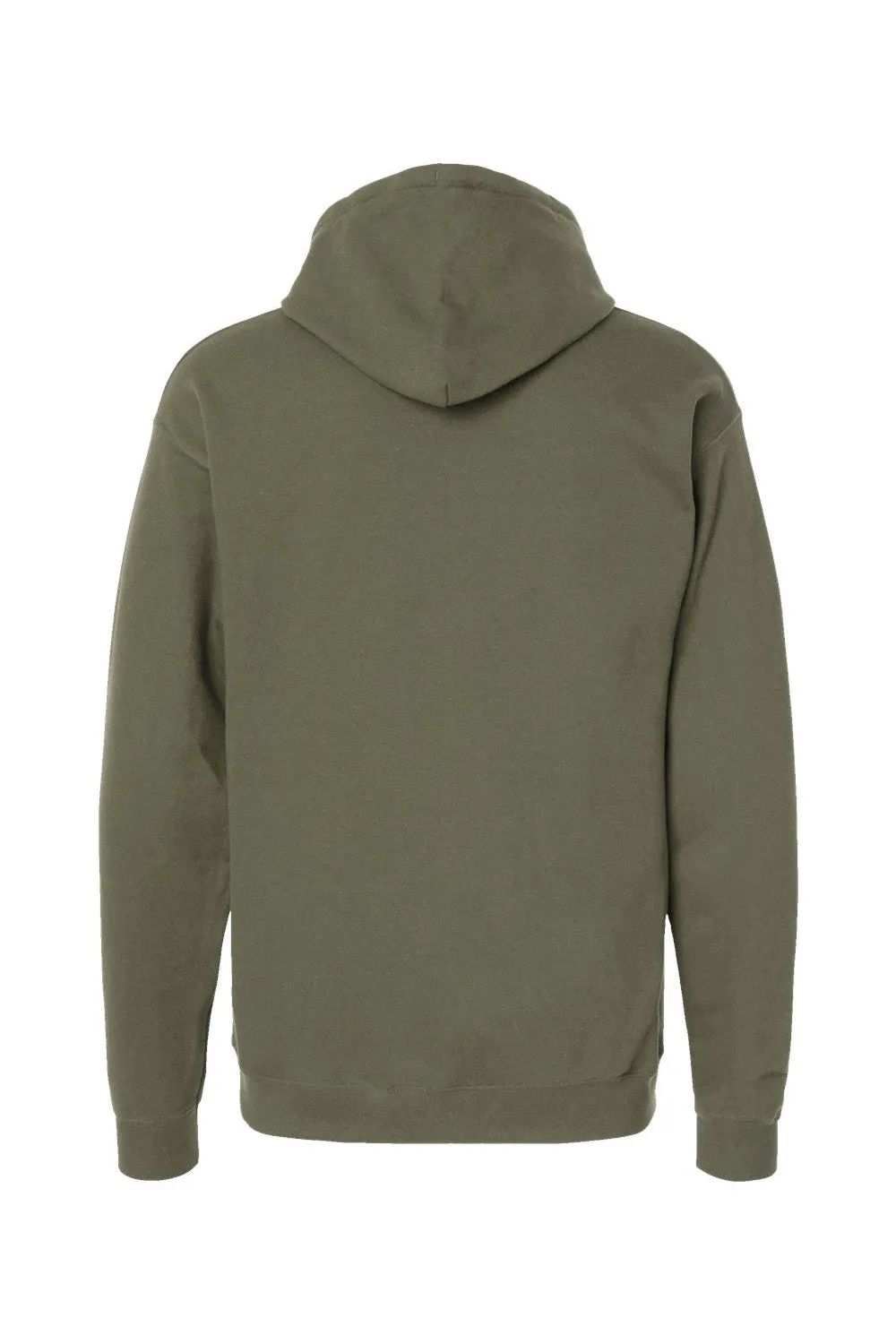 Hanes Mens Perfect Sweats Hooded Sweatshirt Hoodie w/ Pouch Pocket - Fatigue Green