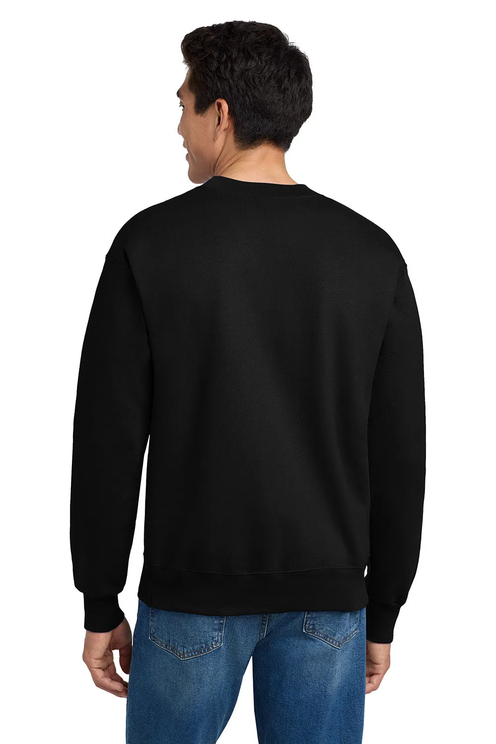 Hanes Mens Ultimate Cotton PrintPro XP Pill Resistant Crewneck Sweatshirt - Black