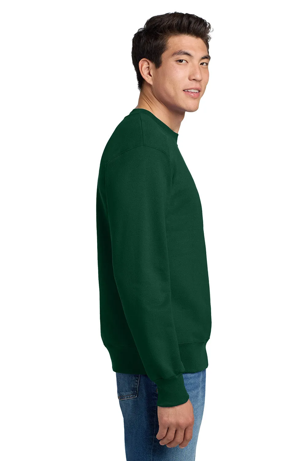 Hanes Mens Ultimate Cotton PrintPro XP Pill Resistant Crewneck Sweatshirt - Deep Forest Green