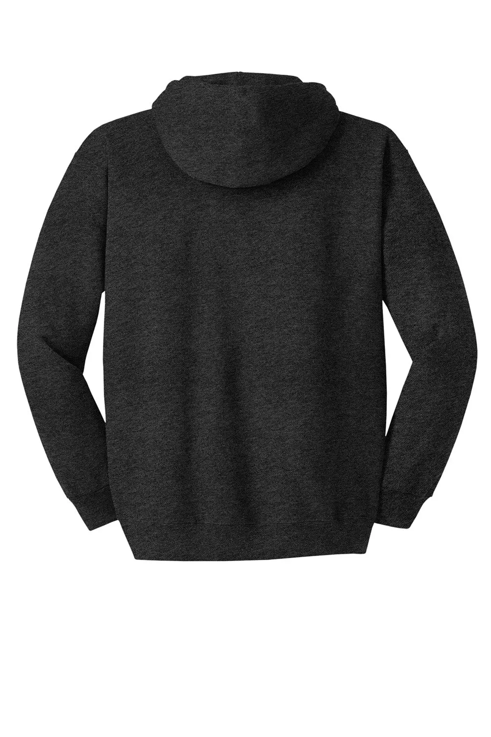 Hanes Mens Ultimate Cotton PrintPro XP Pill Resistant Hooded Sweatshirt Hoodie w/ Pouch Pocket - Heather Charcoal Grey