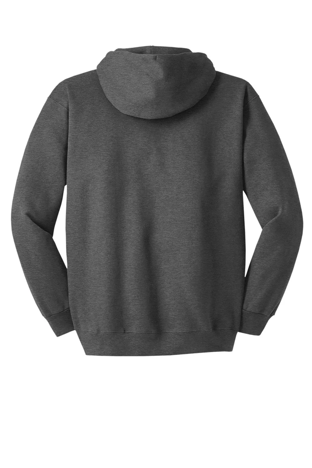 Hanes Mens Ultimate Cotton PrintPro XP Pill Resistant Hooded Sweatshirt Hoodie w/ Pouch Pocket - Oxford Grey