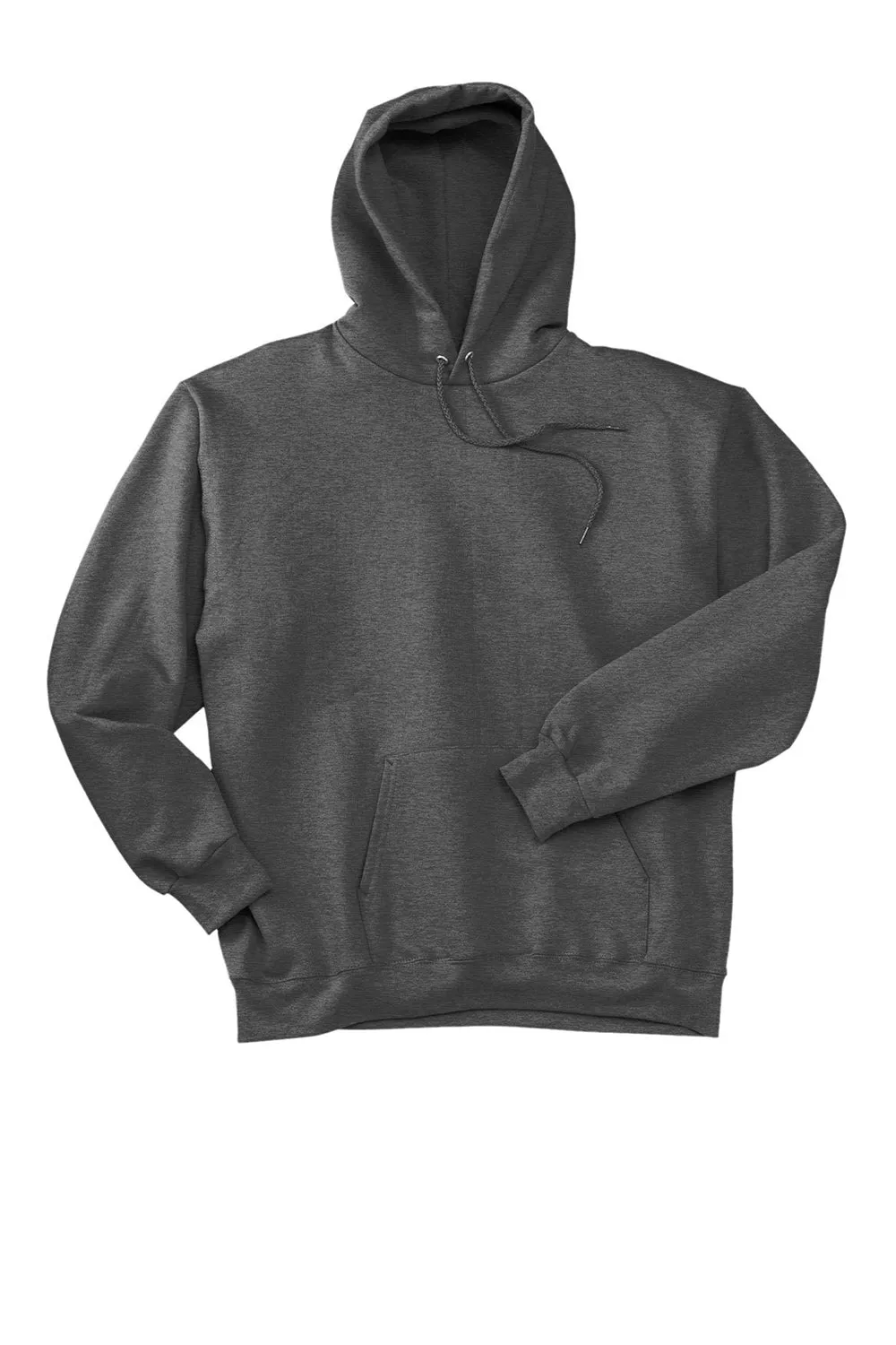 Hanes Mens Ultimate Cotton PrintPro XP Pill Resistant Hooded Sweatshirt Hoodie w/ Pouch Pocket - Oxford Grey