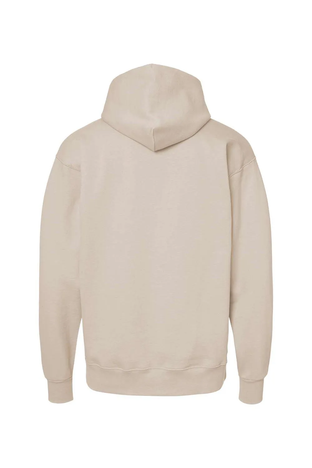 Hanes Mens Ultimate Cotton PrintPro XP Pill Resistant Hooded Sweatshirt Hoodie w/ Pouch Pocket - Sand