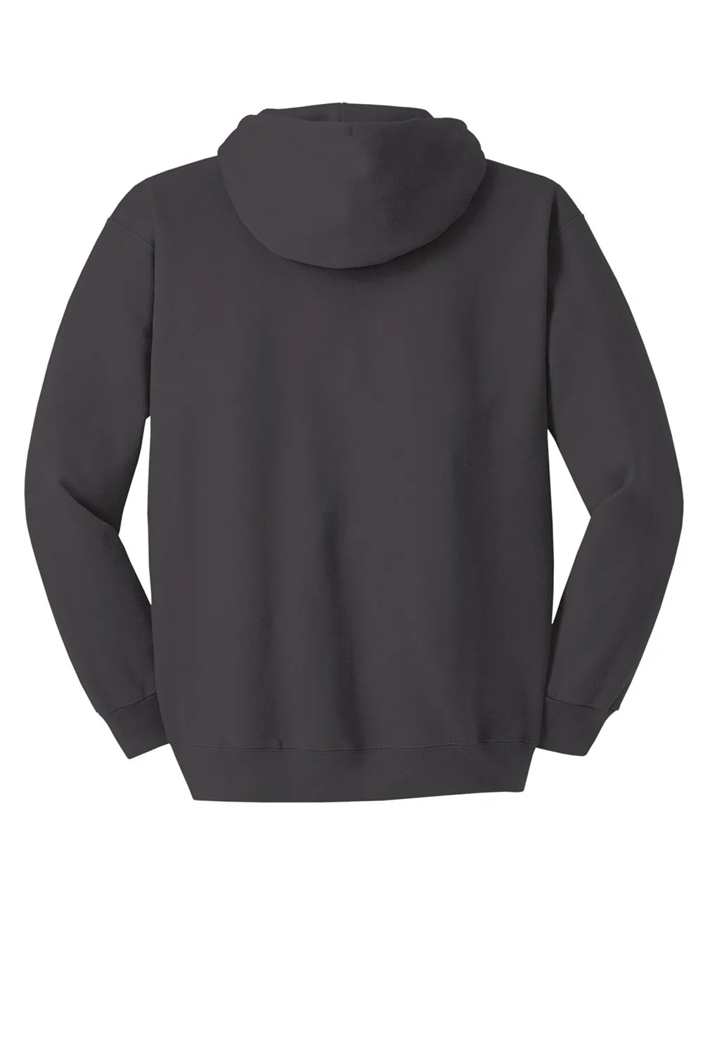 Hanes Mens Ultimate Cotton PrintPro XP Pill Resistant Hooded Sweatshirt Hoodie w/ Pouch Pocket - Smoke Grey