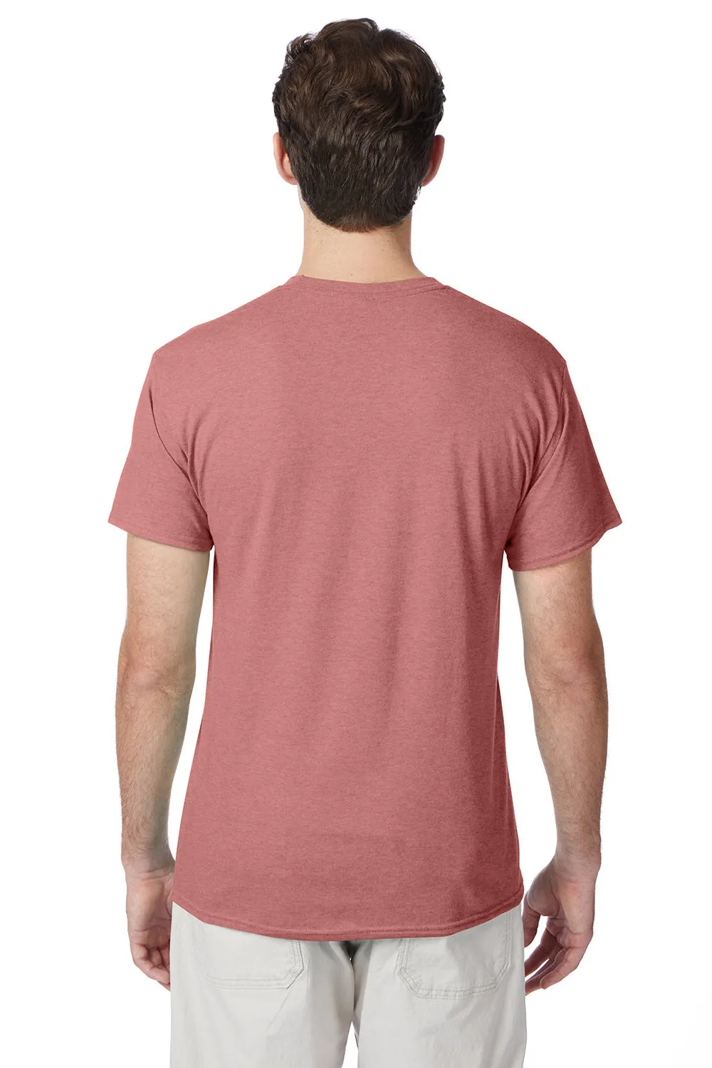 Hanes Mens X-Temp FreshIQ Moisture Wicking Short Sleeve Crewneck T-Shirt - Heather Mauve