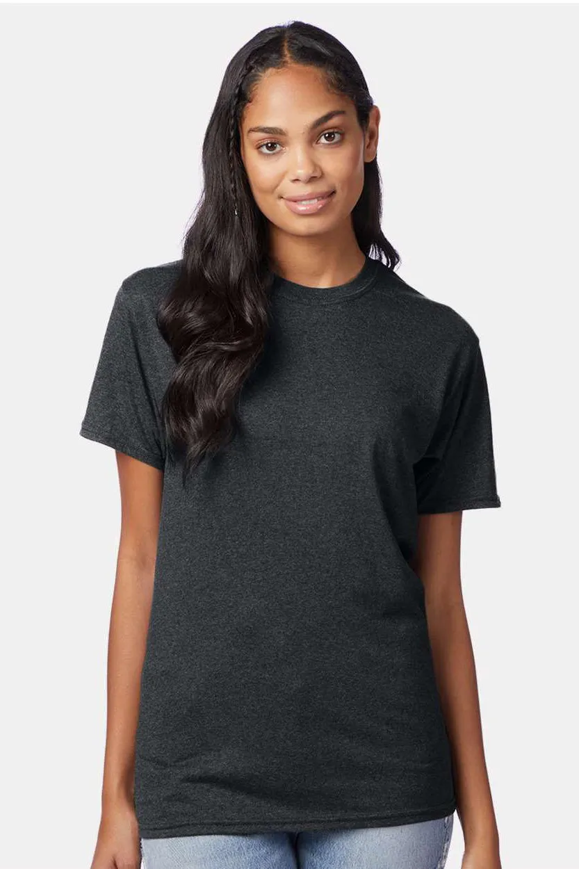 Hanes Mens X-Temp FreshIQ Moisture Wicking Short Sleeve Crewneck T-Shirt - Slate Grey