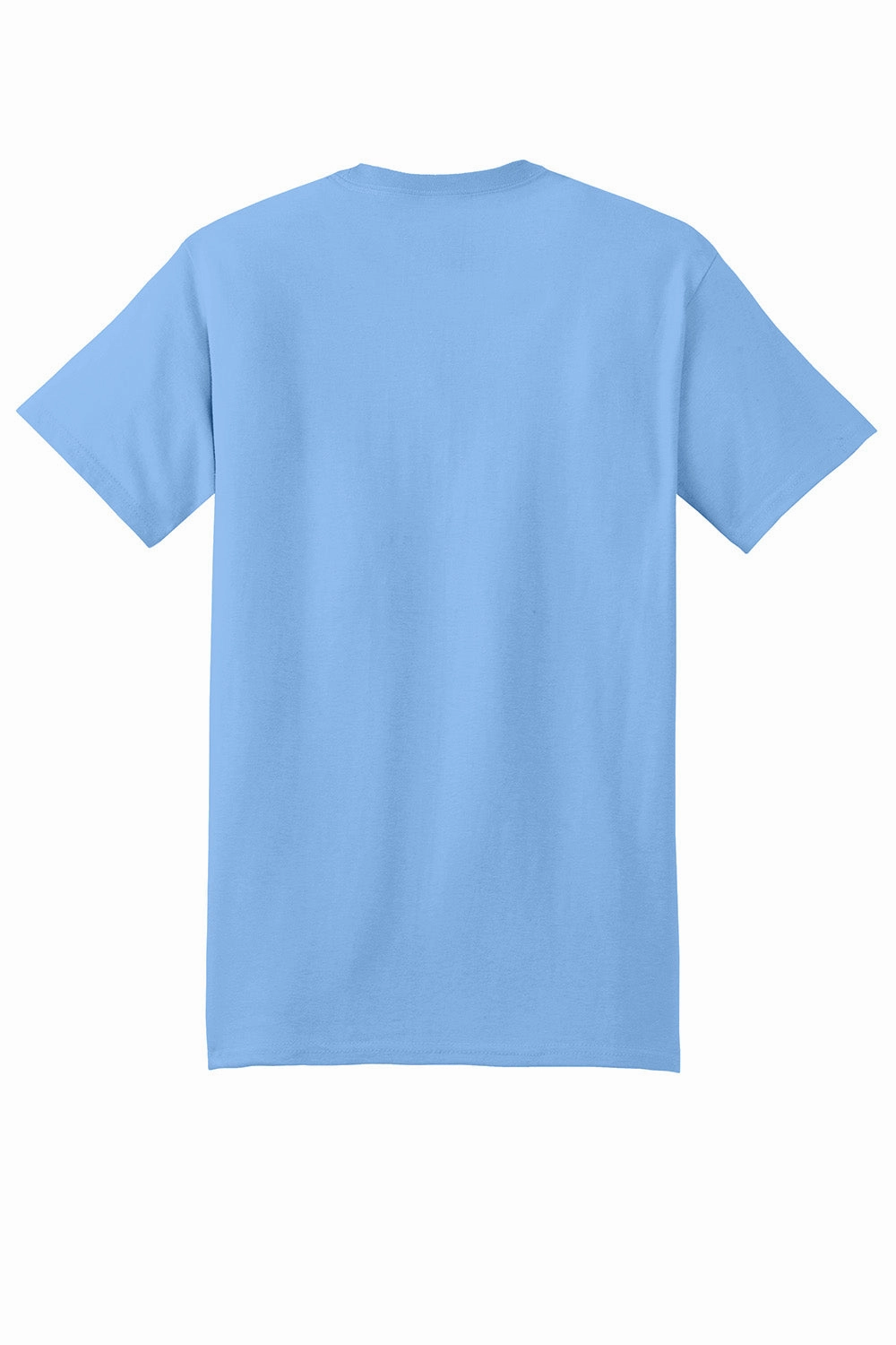Hanes Mens Beefy-T Short Sleeve Crewneck T-Shirt - Carolina Blue
