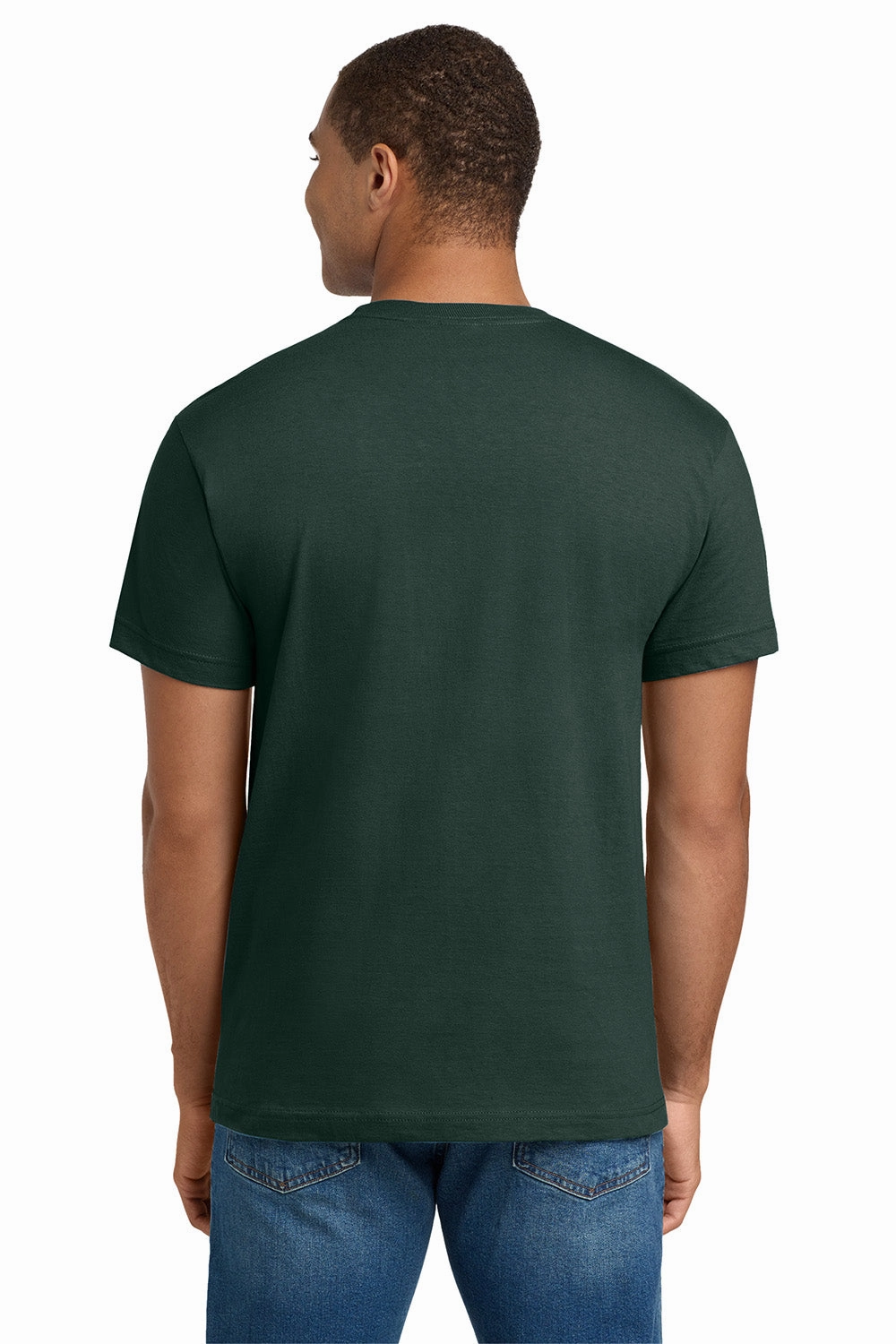 Hanes Mens Beefy-T Short Sleeve Crewneck T-Shirt - Deep Forest Green