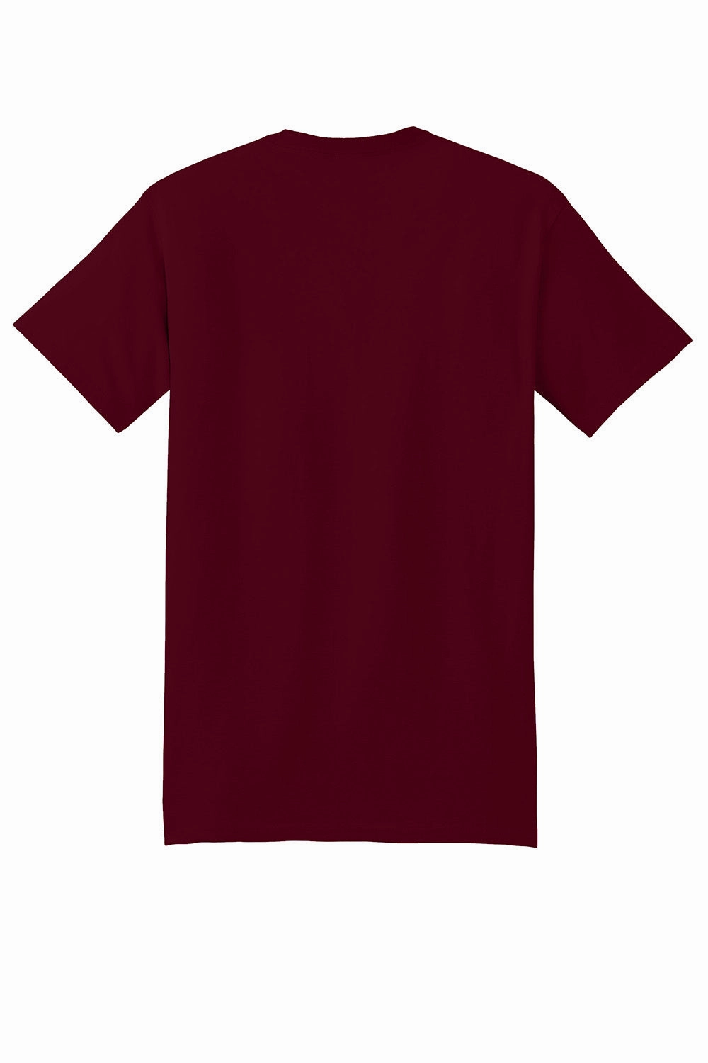 Hanes Mens Beefy-T Short Sleeve Crewneck T-Shirt - Maroon