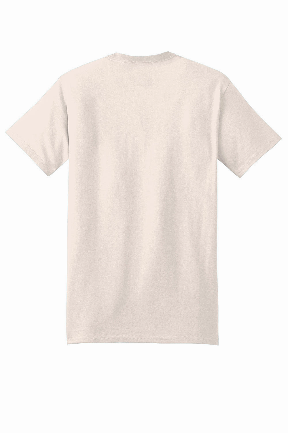 Hanes Mens Beefy-T Short Sleeve Crewneck T-Shirt - Natural