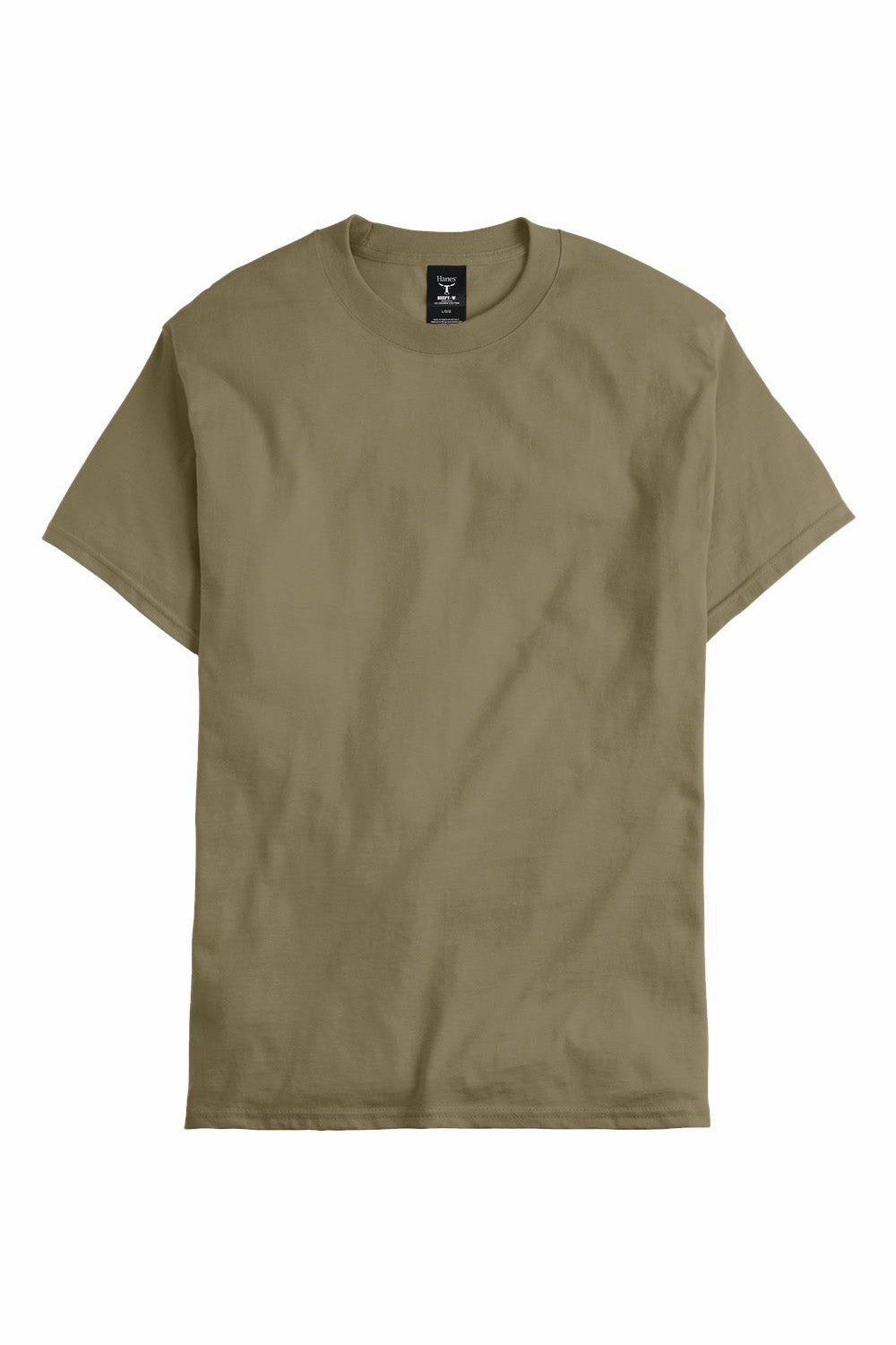 Hanes Mens Beefy-T Short Sleeve Crewneck T-Shirt - Oregano