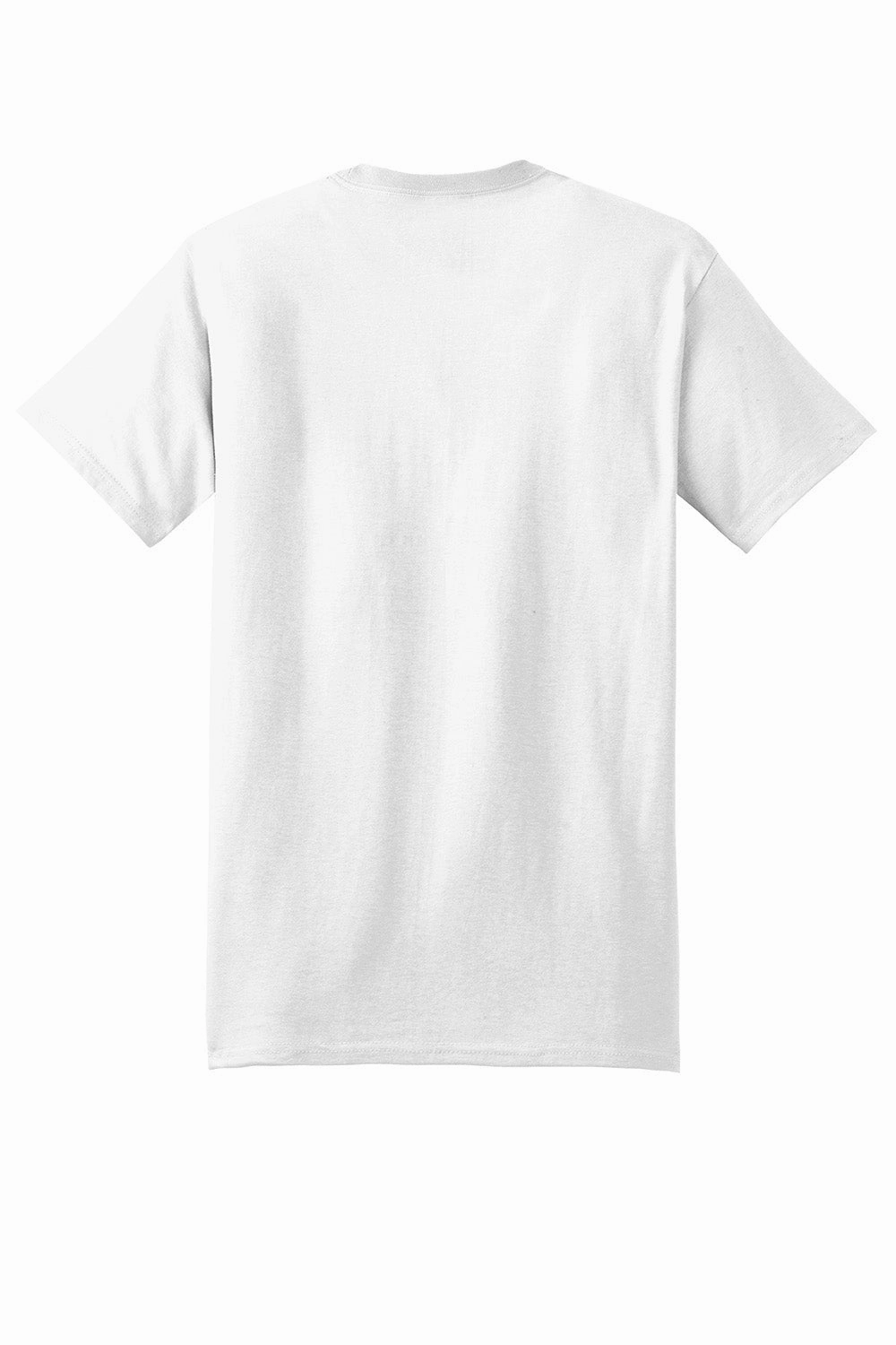 Hanes Mens Beefy-T Short Sleeve Crewneck T-Shirt - White