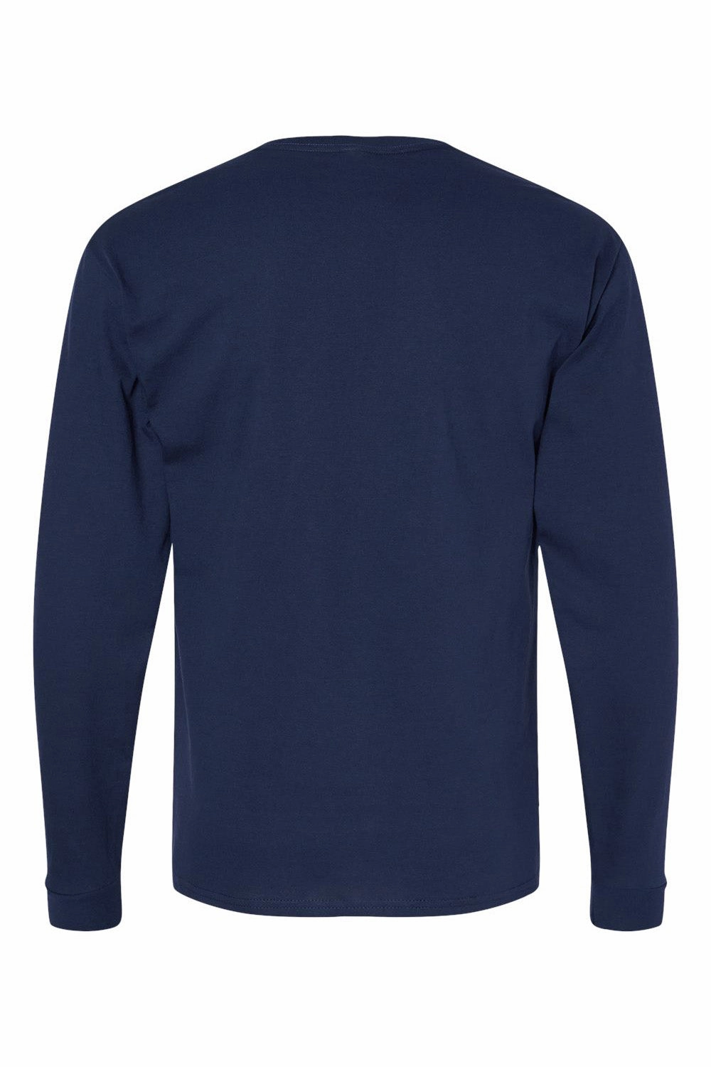 Hanes Mens ComfortSoft Long Sleeve Crewneck T-Shirt - Athletic Navy Blue