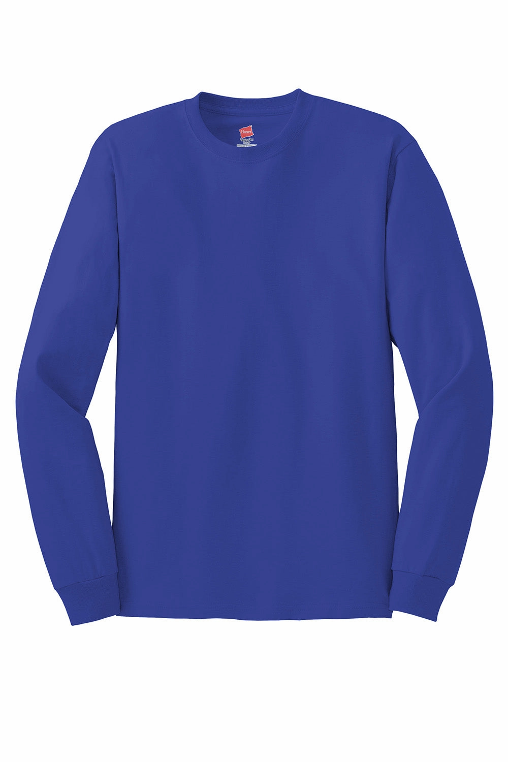 Hanes Mens ComfortSoft Long Sleeve Crewneck T-Shirt - Deep Royal Blue