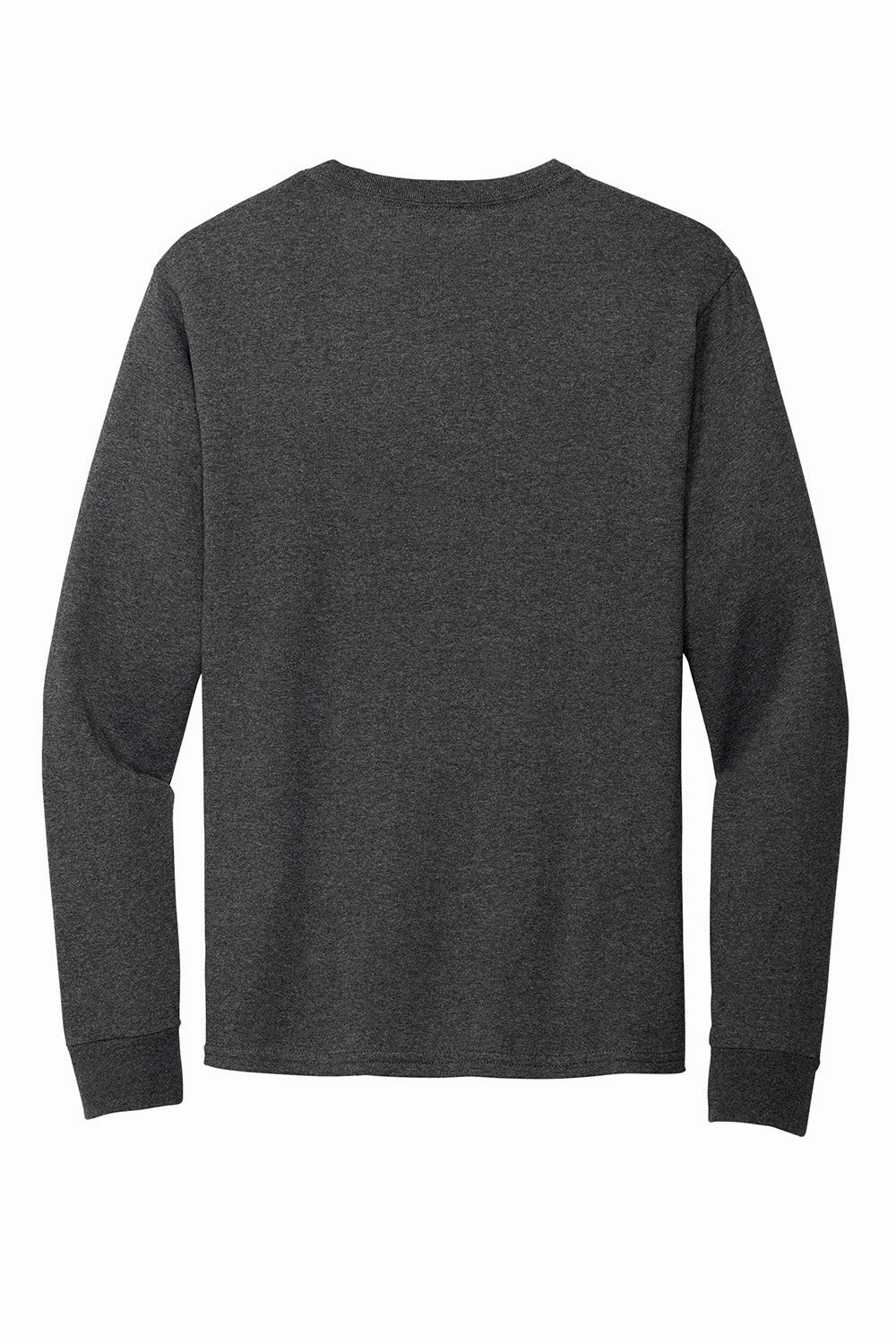 Hanes Mens ComfortSoft Long Sleeve Crewneck T-Shirt - Heather Charcoal Grey