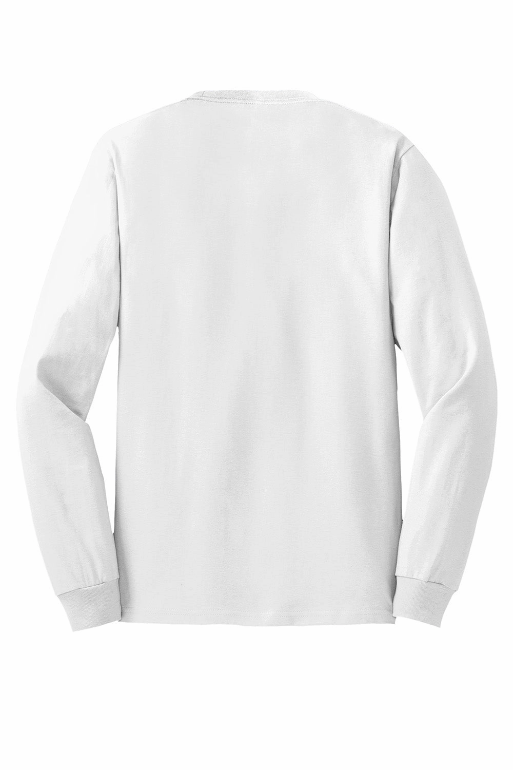 Hanes Mens ComfortSoft Long Sleeve Crewneck T-Shirt - White
