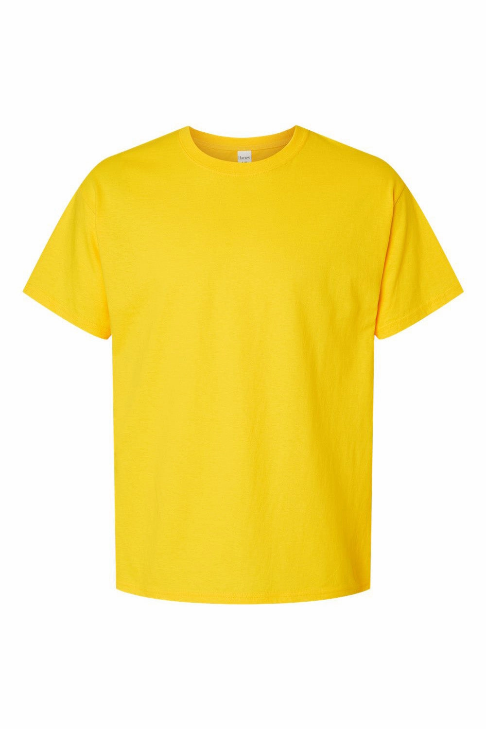 Hanes Mens ComfortSoft Short Sleeve Crewneck T-Shirt - Athletic Yellow