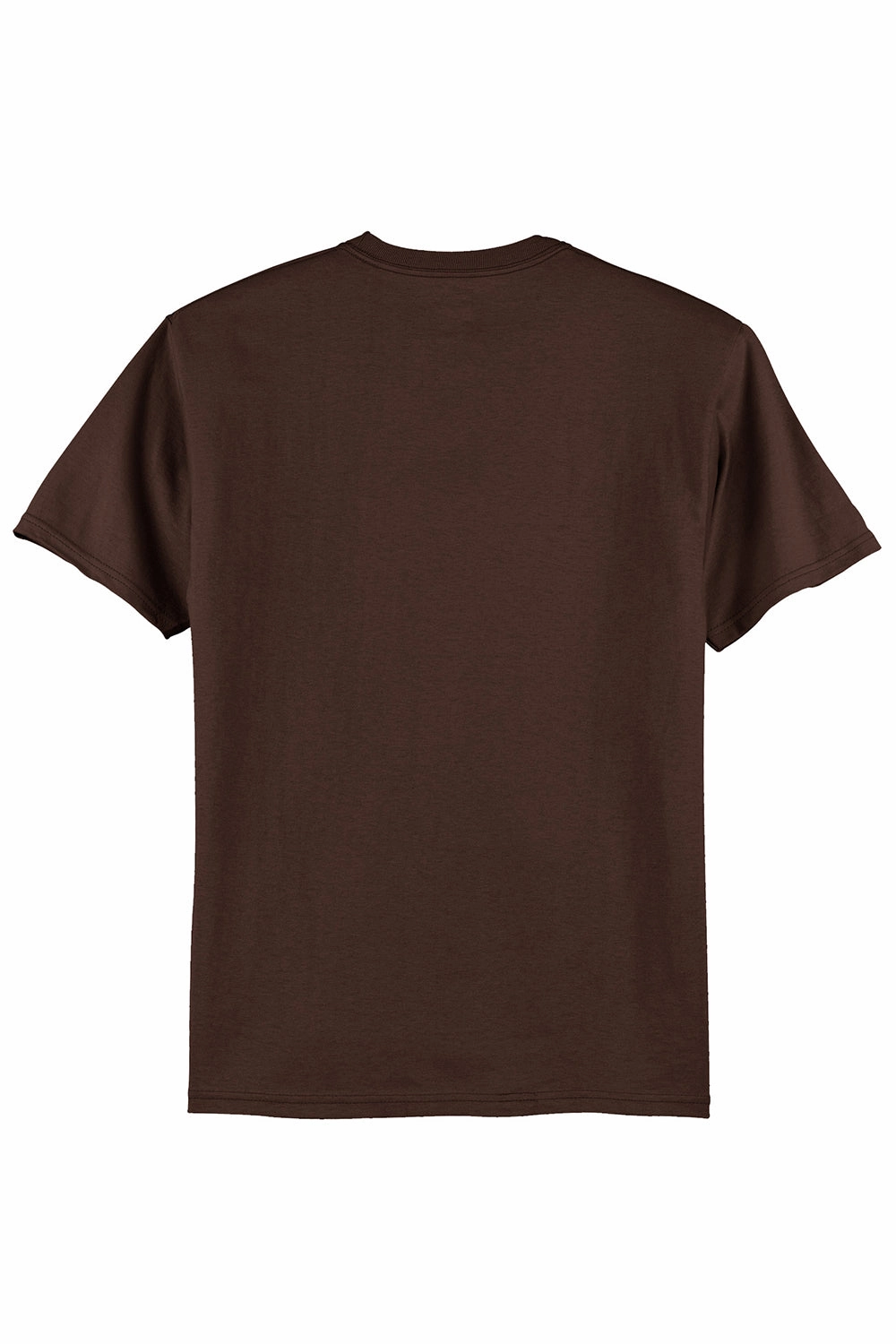Hanes Mens ComfortSoft Short Sleeve Crewneck T-Shirt - Dark Chocolate Brown