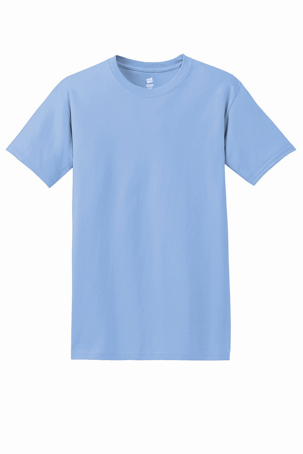 Hanes Mens ComfortSoft Short Sleeve Crewneck T-Shirt - Light Blue