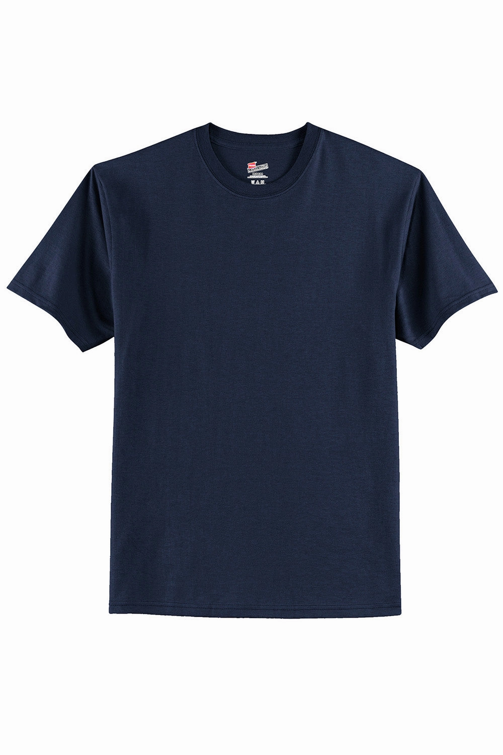 Hanes Mens ComfortSoft Short Sleeve Crewneck T-Shirt - Navy Blue