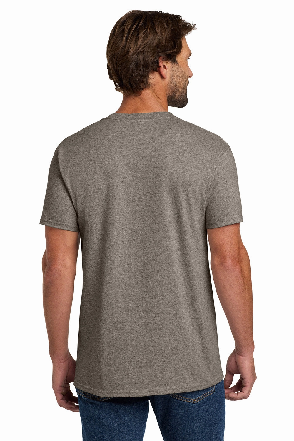 Hanes Mens ComfortSoft Short Sleeve Crewneck T-Shirt - Oxford Grey