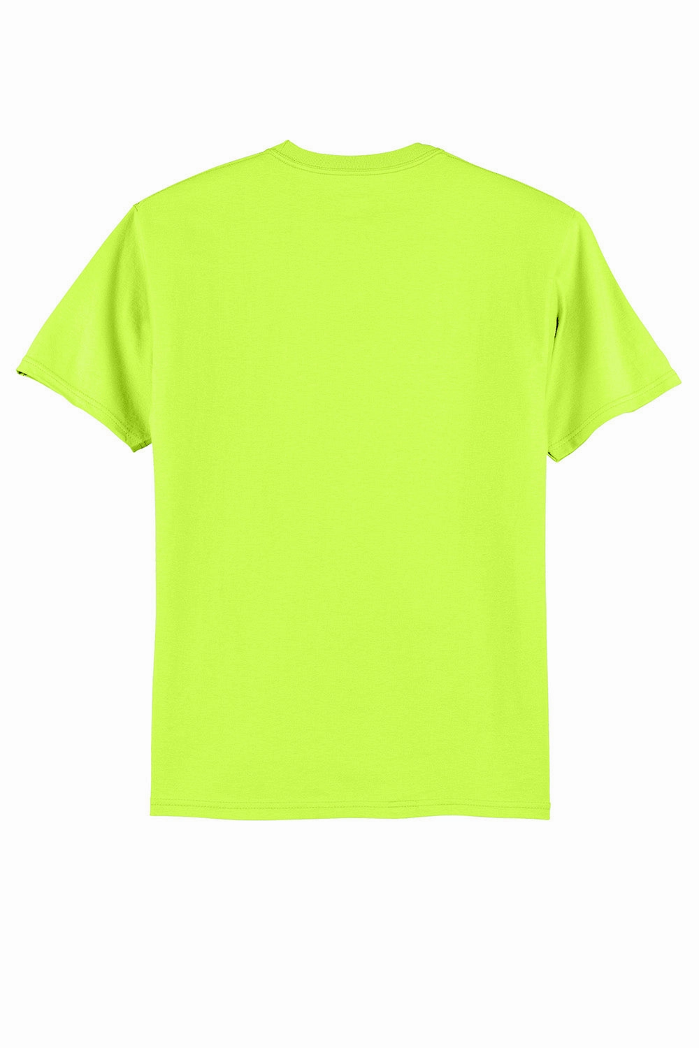 Hanes Mens ComfortSoft Short Sleeve Crewneck T-Shirt - Safety Green