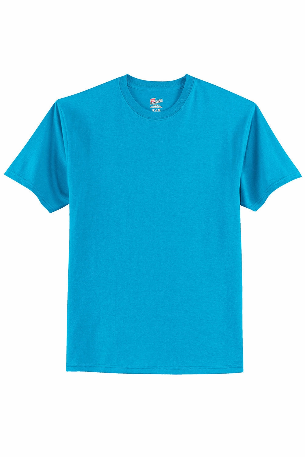 Hanes Mens ComfortSoft Short Sleeve Crewneck T-Shirt - Teal Blue