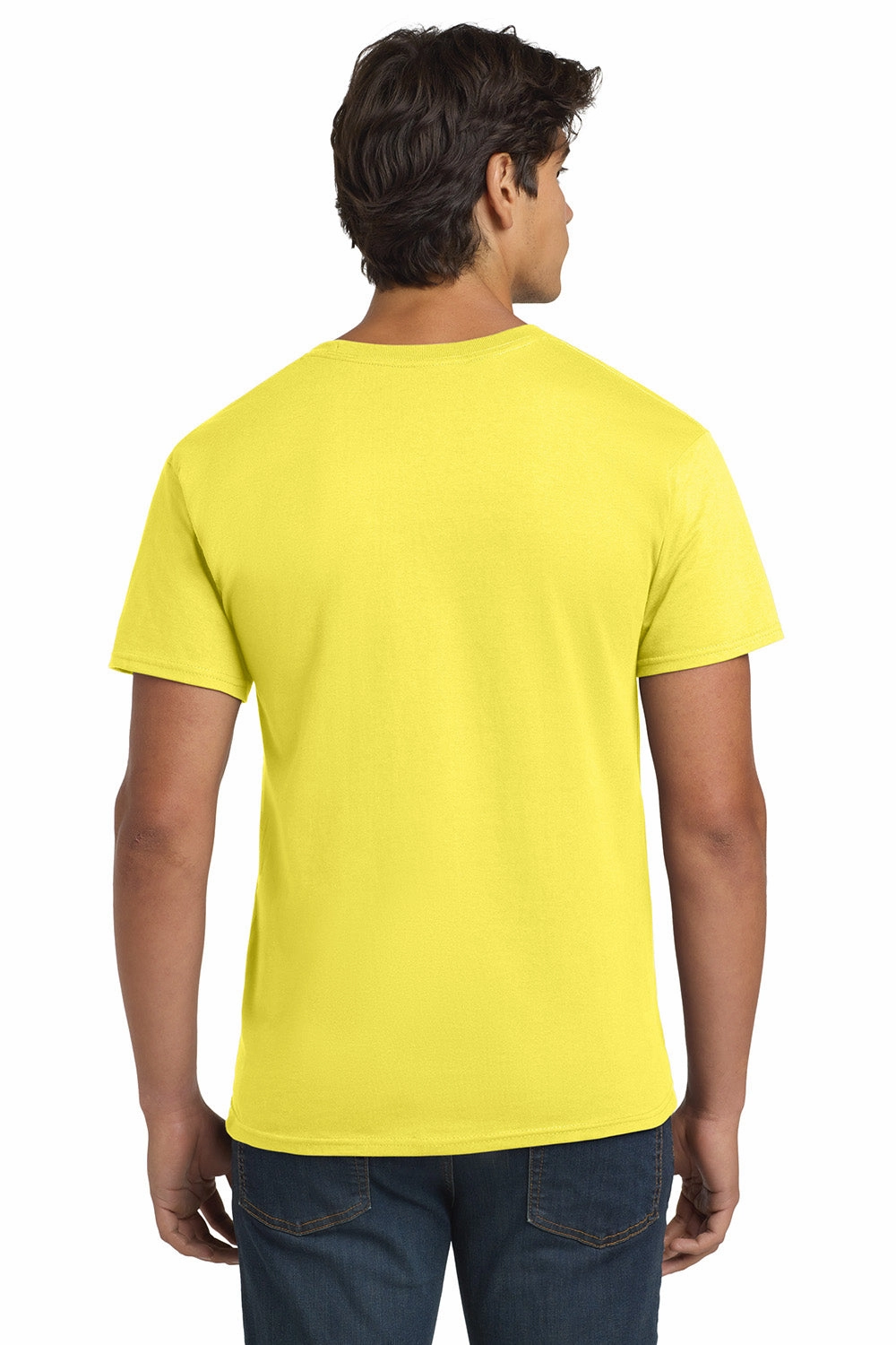 Hanes Mens ComfortSoft Short Sleeve Crewneck T-Shirt - Yellow