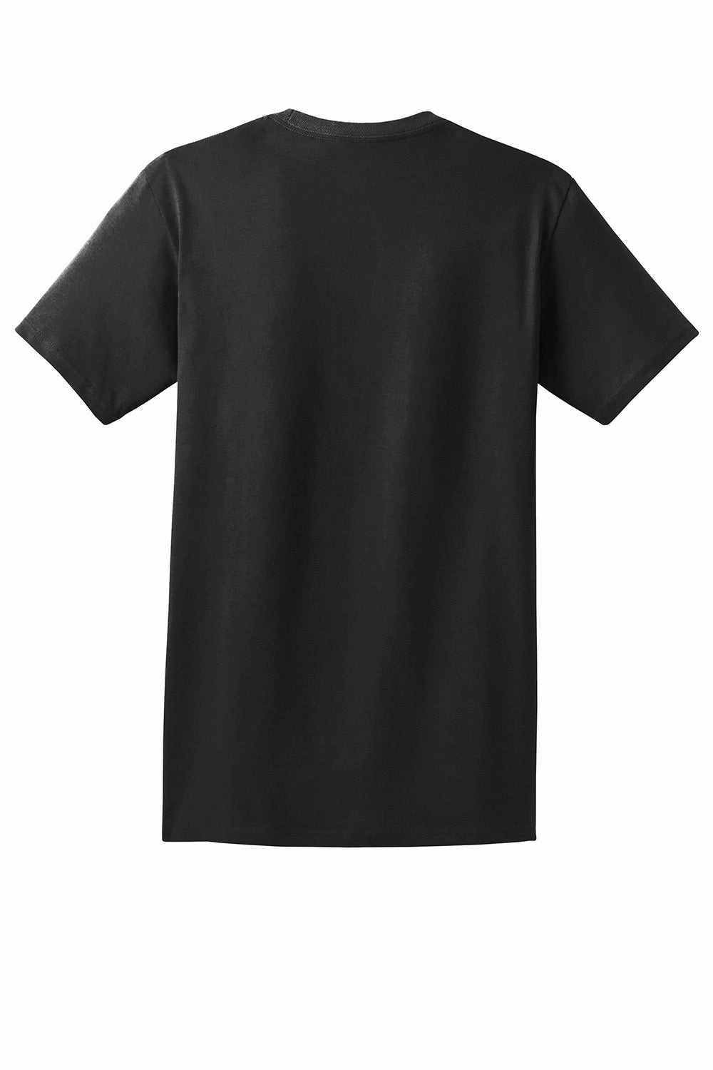 Hanes Mens ComfortSoft Short Sleeve Crewneck T-Shirt w/ Pocket - Black
