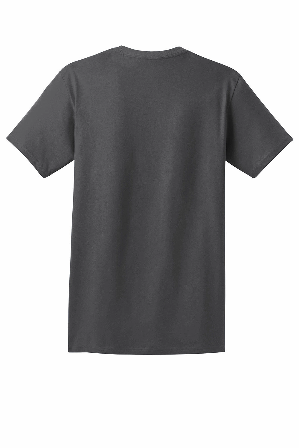 Hanes Mens ComfortSoft Short Sleeve Crewneck T-Shirt w/ Pocket - Smoke Grey