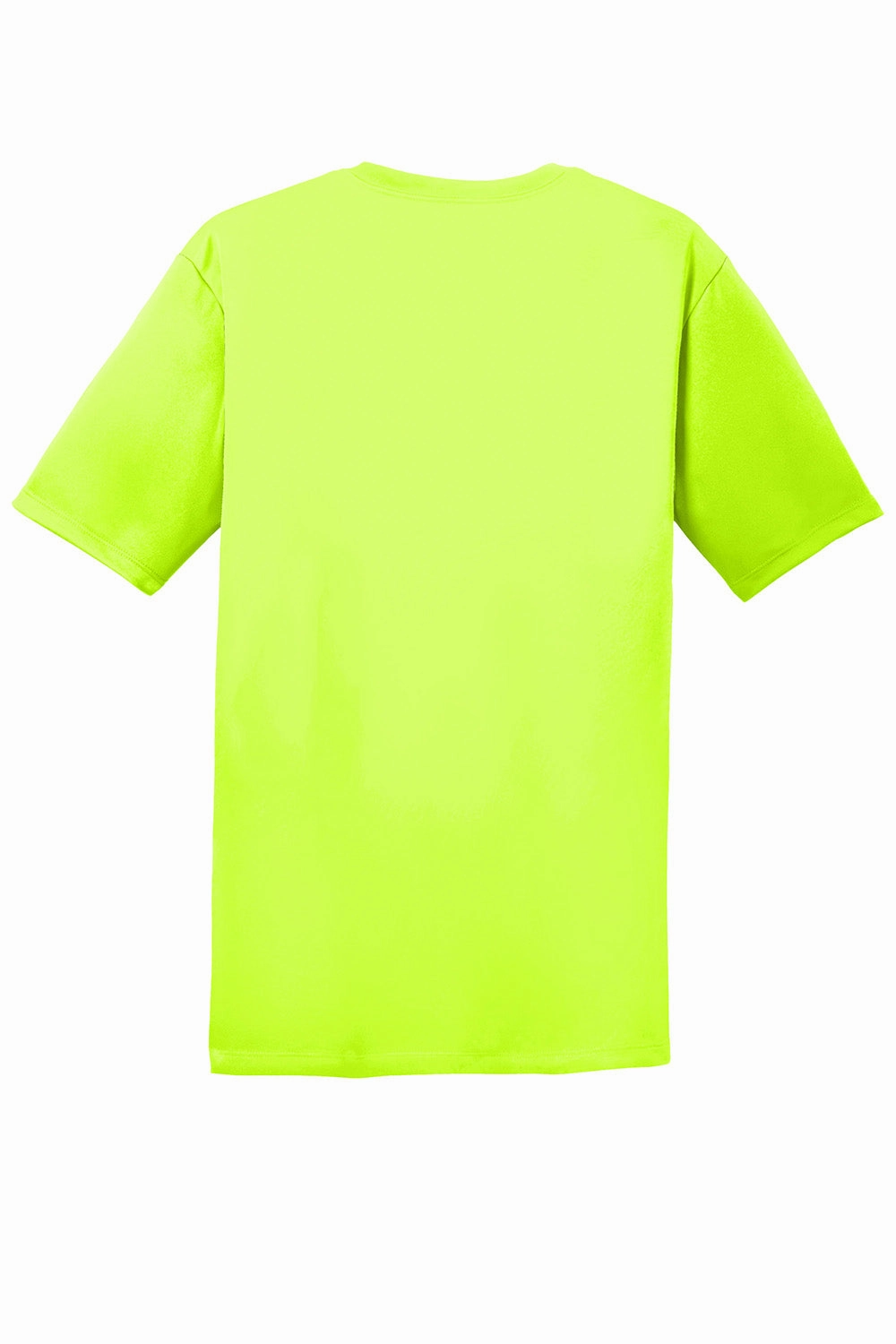 Hanes Mens Cool DRI FreshIQ Moisture Wicking Short Sleeve Crewneck T-Shirt - Safety Green