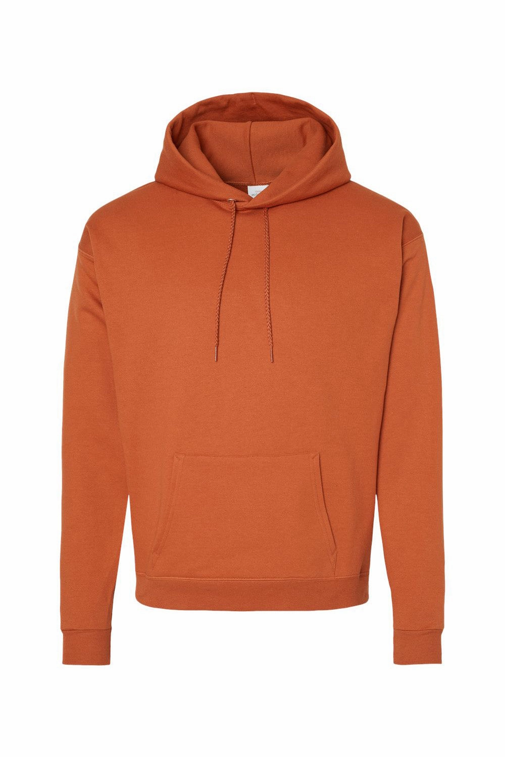 Hanes Mens EcoSmart Print Pro XP Pill Resistant Hooded Sweatshirt Hoodie w/ Pouch Pocket - Texas Orange