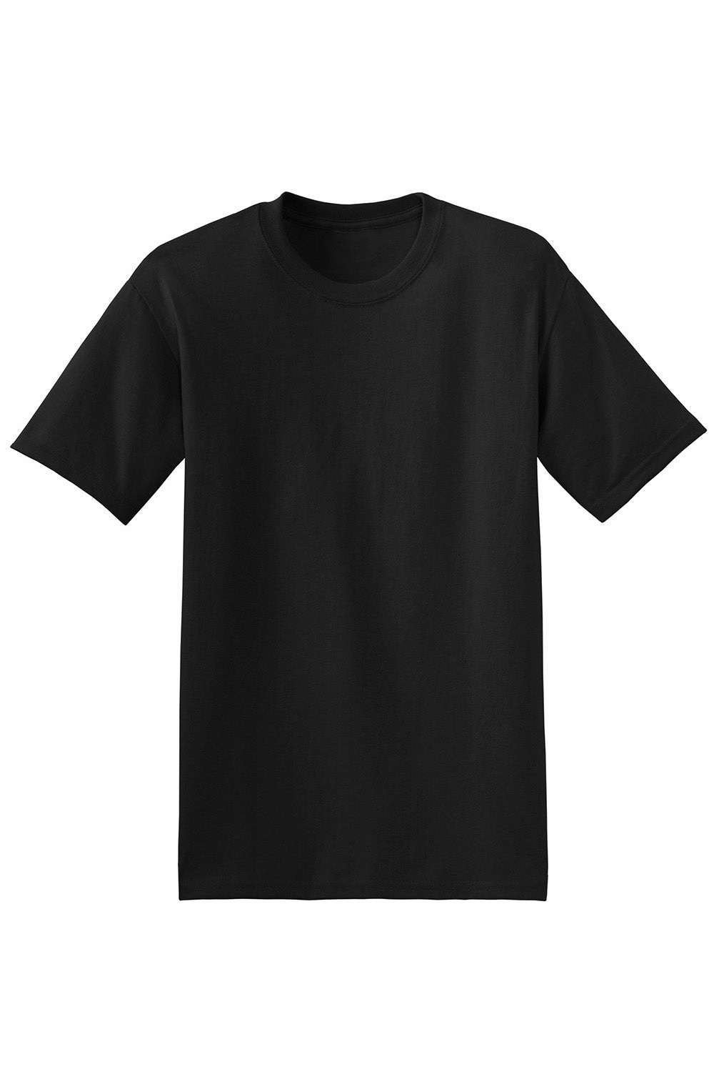 Hanes Mens EcoSmart Short Sleeve Crewneck T-Shirt - Black