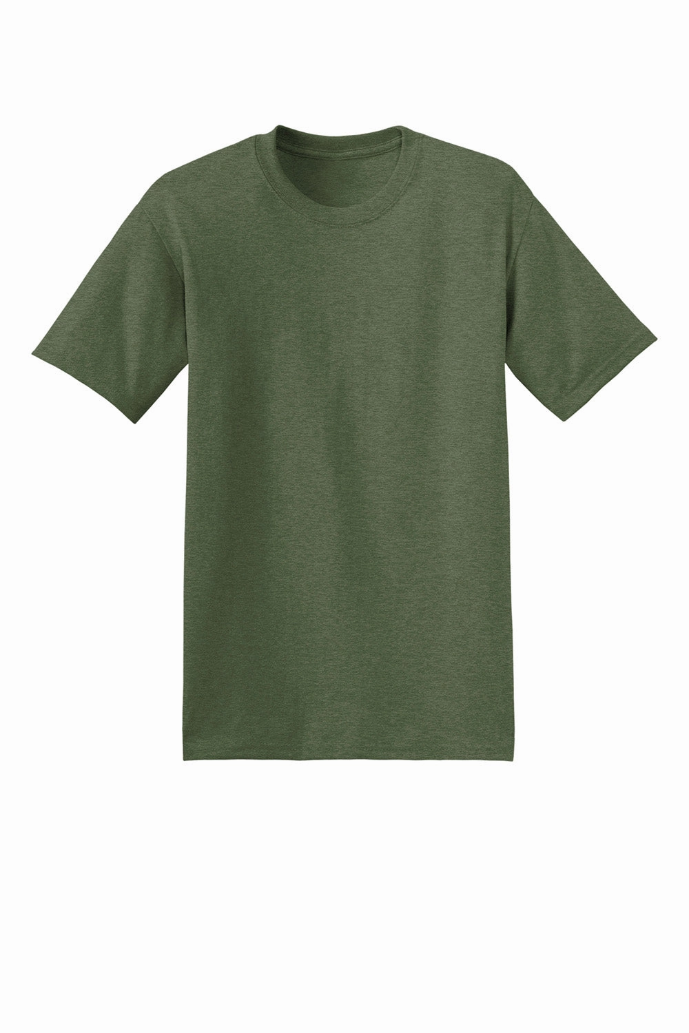 Hanes Mens EcoSmart Short Sleeve Crewneck T-Shirt - Heather Green