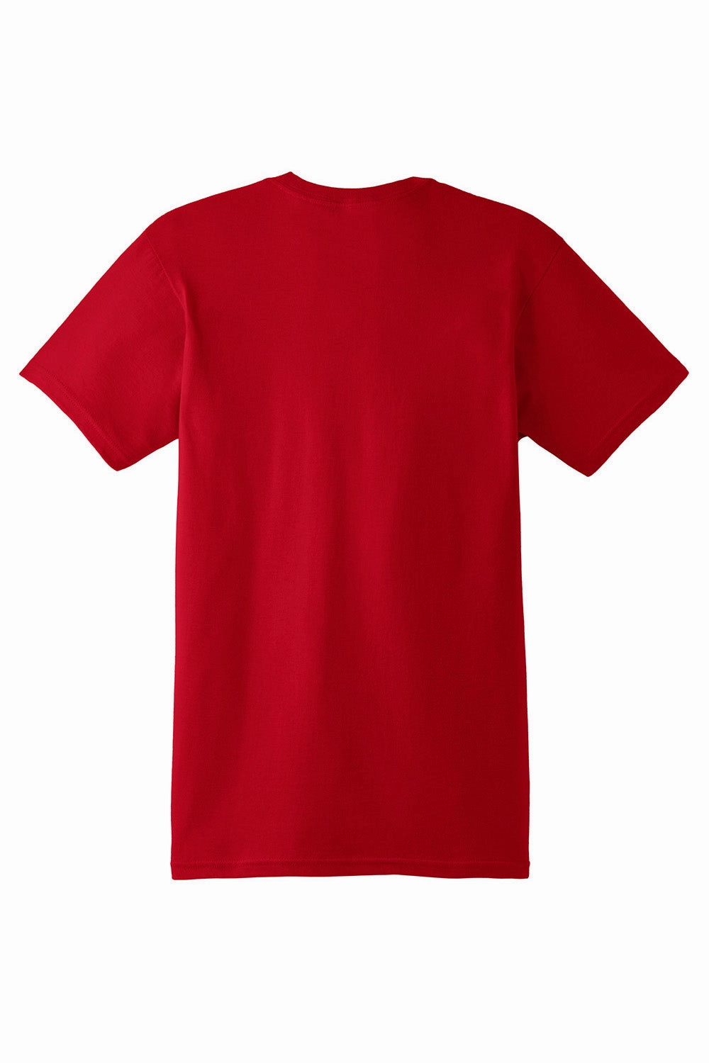 Hanes Mens Nano-T Short Sleeve Crewneck T-Shirt - Deep Red