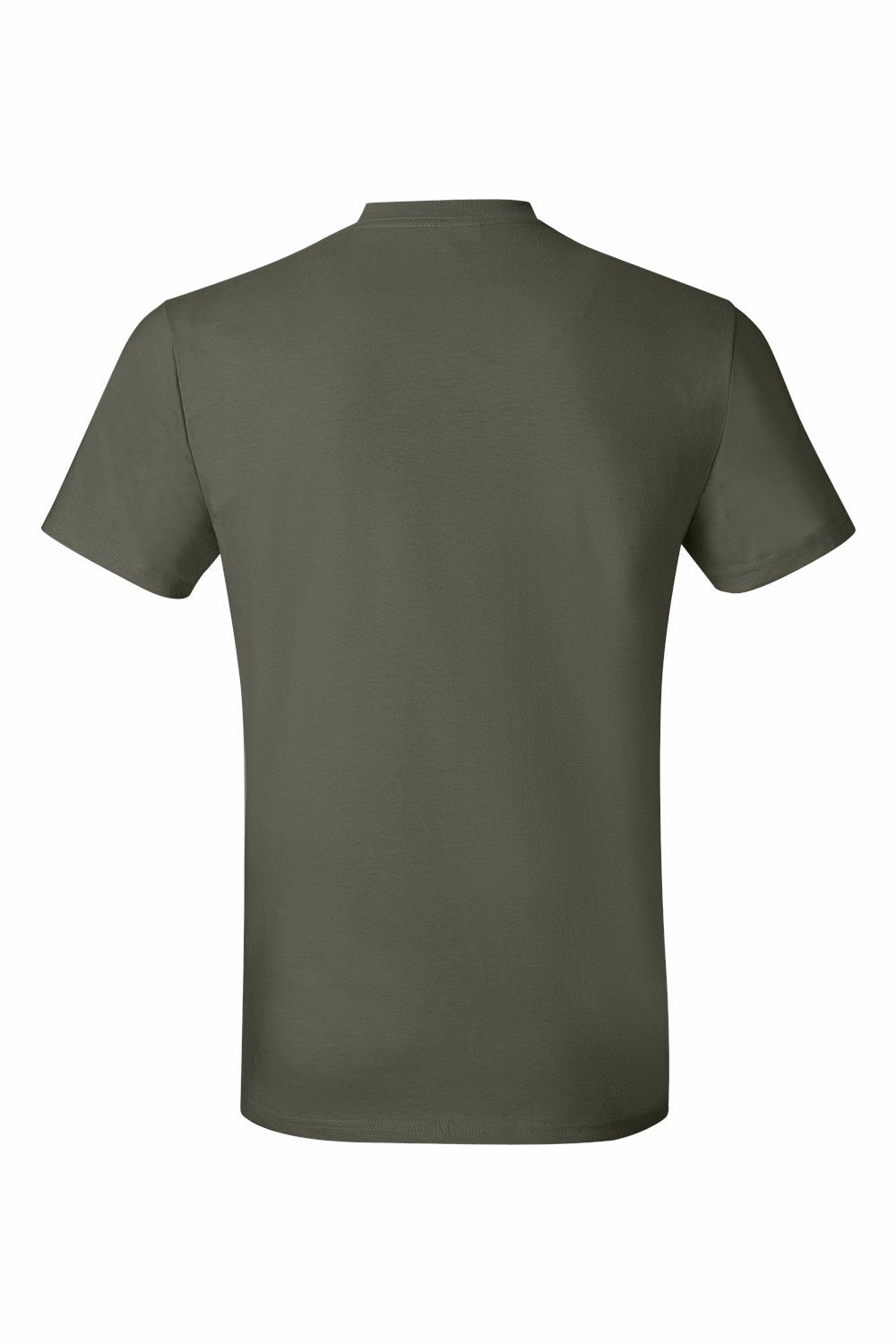 Hanes Mens Nano-T Short Sleeve Crewneck T-Shirt - Fatigue Green