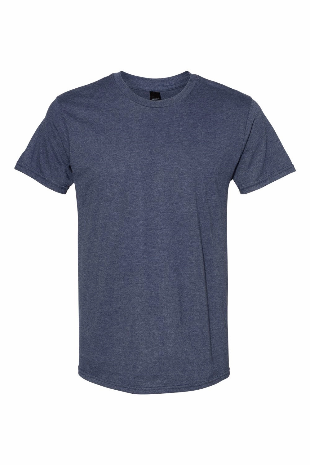 Hanes Mens Nano-T Short Sleeve Crewneck T-Shirt - Heather Navy Blue