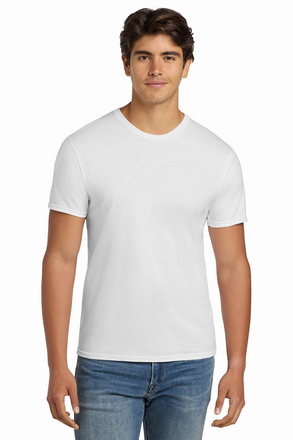 Hanes Mens Nano-T Short Sleeve Crewneck T-Shirt - White