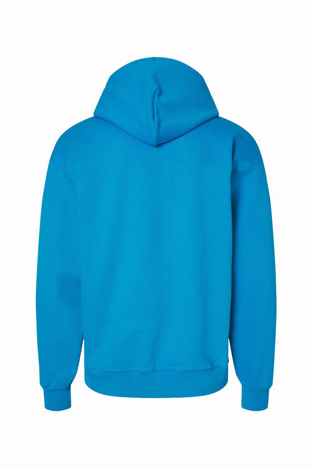 Hanes Mens Ultimate Cotton PrintPro XP Pill Resistant Hooded Sweatshirt Hoodie w/ Pouch Pocket - Teal Blue